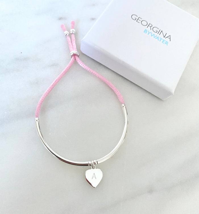 Unity Friendship Bracelet Personalised Heart Charm